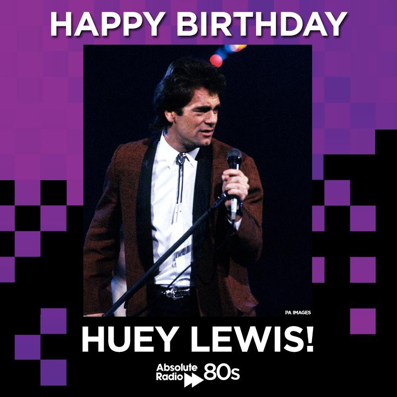 Happy birthday to Huey Lewis! Still hip and square! 