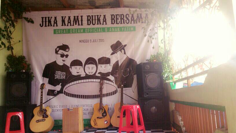 Little tiny stage done!!!! 👌✨ #JKBB #RamadhanRock #jikakamibukabersamaPART2
