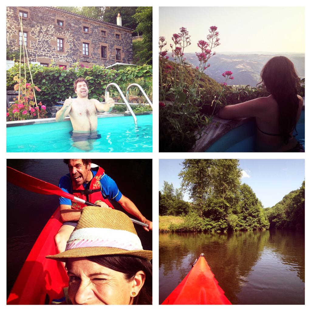 On a trouvé un super plan anti-canicule : canoë sur l'Allier et nuit dans les hauteurs. #MyAuvergne #MyHauteLoire