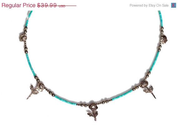 yourgreatfinds's tweet image. 36% OFF SALE Vintage Turquoise Bead &amp;amp; Sterling Silver Rose Southw… etsy.me/1RTOUES #Etsy #voguet #Killercool