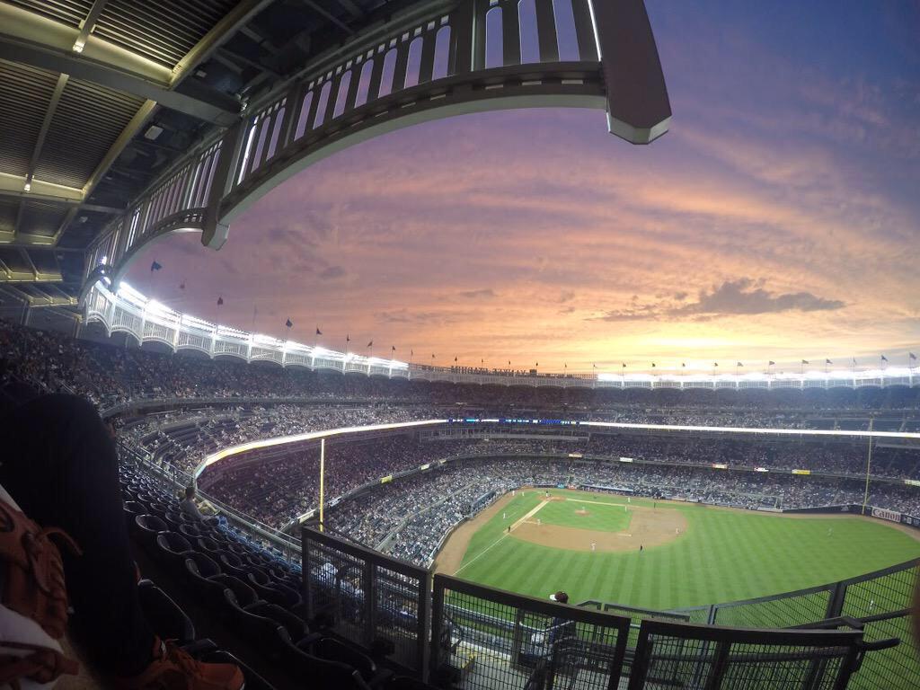mlbfactory's tweet photo. sunsets at the ball park are the best kind http://t.co/BCHoMKSVfX