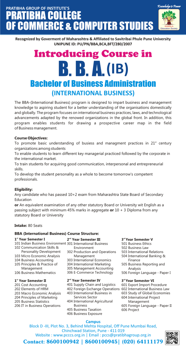 PratibhaPune's tweet photo. BBA IB admission open
#PratibhaPune http://t.co/3BgvHpHQqY