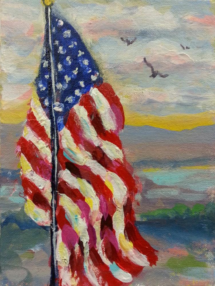 GregoryAdamson's tweet image. Happy 4th I hope everyone had a wonderful celebration of America's 239th birthday. I painted this in honor of the day