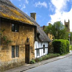 #Broadway #crafts #One of our new for 2015 cards featuring an idyllic cottage in Broadway. Cotswoldcardsandcrafts.co.uk
