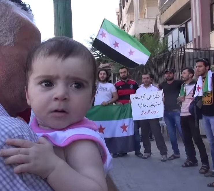 JulianRoepcke's tweet photo. She has never seen peace.
But the struggle for freedom continues in #Syria.
https://t.co/2EgipLc8kR
#GameOverAssad http://t.co/0pKDsk02xb