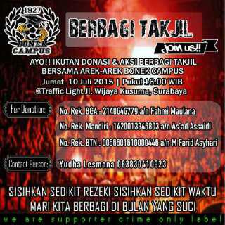 OJO LALI REK !!!
cc <a href="/bonekcasuals/">#USUTTUNTAS</a> <a href="/Green_Nord27/">GREEN NORD 27</a> <a href="/BonekCampus/">Bonek Campus</a> <a href="/AndiePeci/">Andie Peci</a> <a href="/Mabes1927/">Mabes Arek Bonek1927</a> @student_class27 <a href="/WarkopPituLikur/">Warkop Pitu Likur</a>