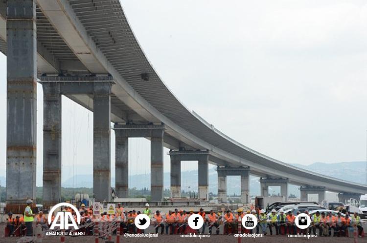 [Galeri] Mega projenin en ağır parçası yerleştiriliyor u.aa.com.tr/550280