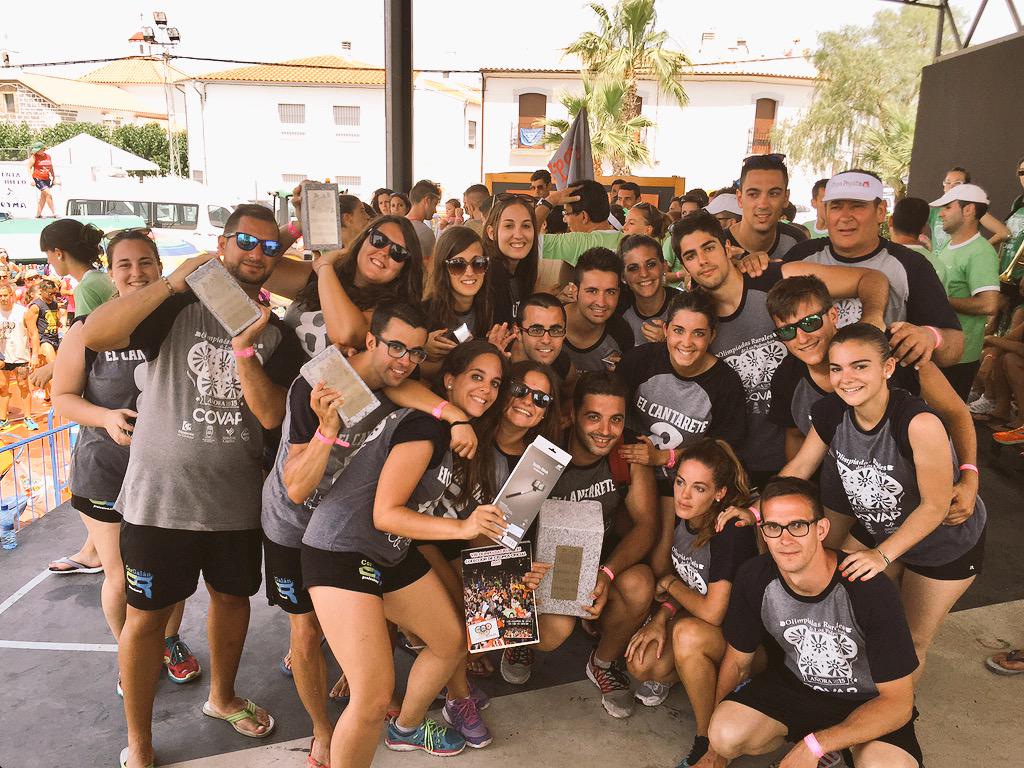 SOMOS TERCEROS!!!!! Tenemos nuestro adoquin en mano!!!! <a href="/OlimpiadasR/">Olimpiadas Rurales</a> #OlimpiadasRurales2015