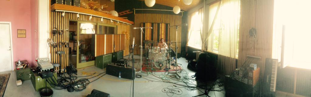 The Heat is on! Tracking our debut album at Black Tornado studio. Making it easy for Kurt  <a href="/GodCityStudio/">GodCity Studio</a> !