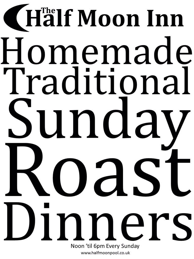#happysunday! #SundayRoasts &amp; our #awardwinning menu served Noon 'til 6pm <a href="/Pool_Wharfedale/">Pool-In-Wharfedale</a> #Leeds #Otley #Hungry