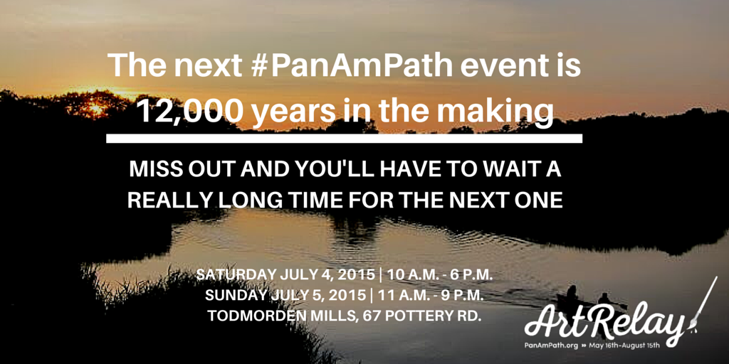 TCTrail's tweet image. Looking for something to do in #Toronto this weekend? Join us on the @PanAmPath #PanAmPath #ArtRelay