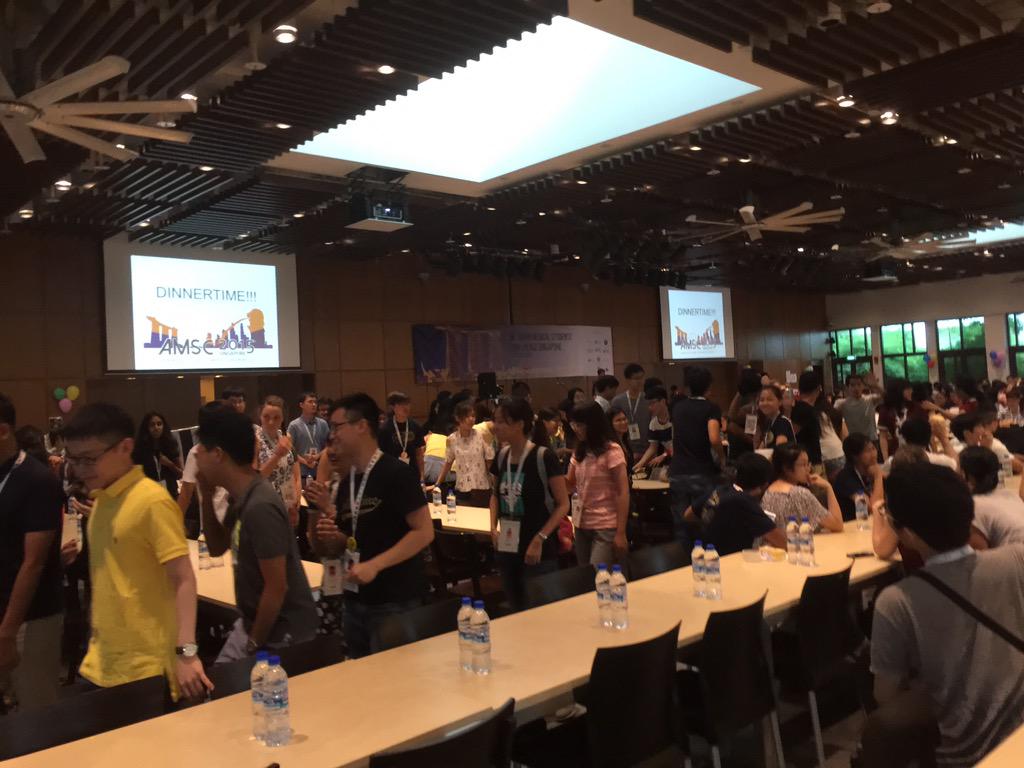 AMSAJapan's tweet photo. DINNER TIME & WELCOME PARTY
#AMSC2015 http://t.co/RgJp0UNciI