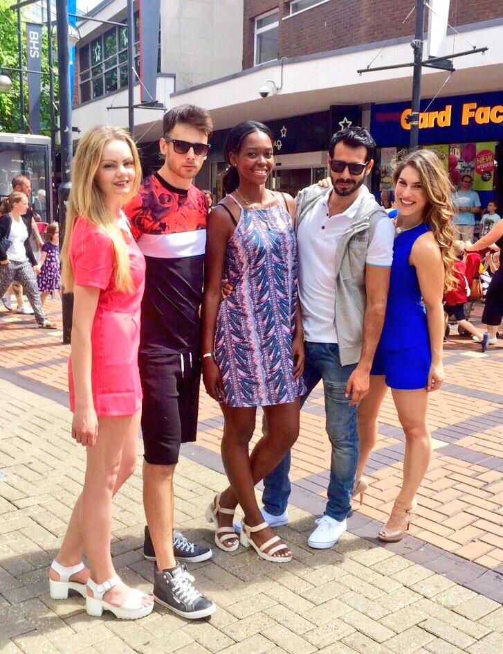 Modelling USC in the sunshine this weekend #catwalk #swindon #model #dancer #fashiononthemove