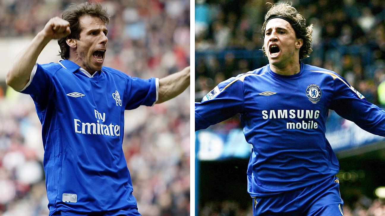 Happy Birthday to you, to Chelsea legend Gianfranco Zola, 49, and to their former player Hernán Crespo, 40
