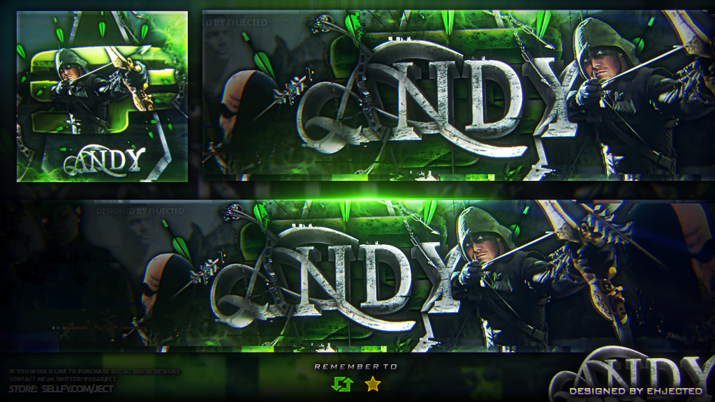 ehjected's tweet image. Arrow themed Revamp for @SoaRAndys
RT and Favorite if you like it!