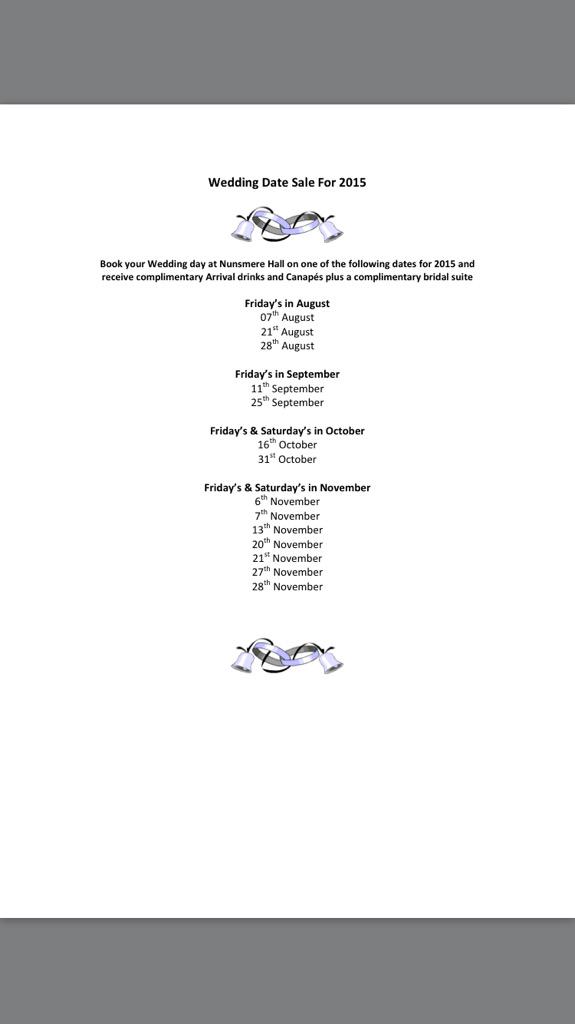 Nunsmere Weddings (@nunsmerewedding) on Twitter photo 