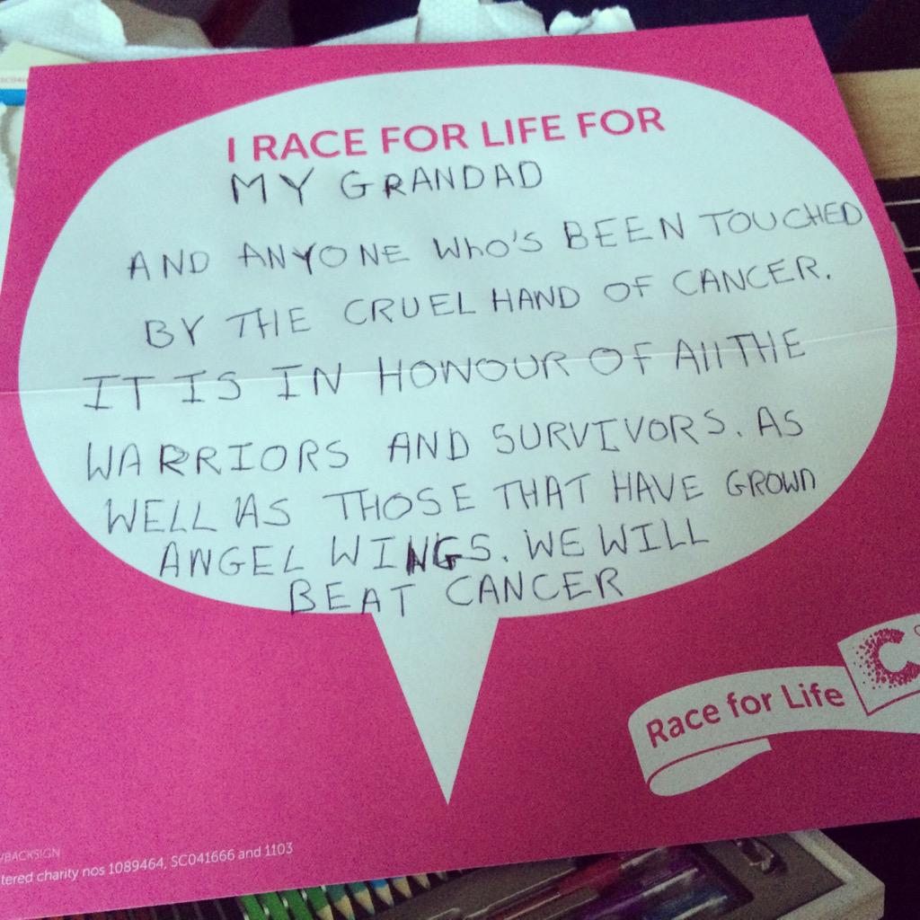 LCartwright_88's tweet photo. Finished the race nice and soaked. Best thing was I beat my personal best for a 10k #RaceForLife http://t.co/IC8eYMAMGi