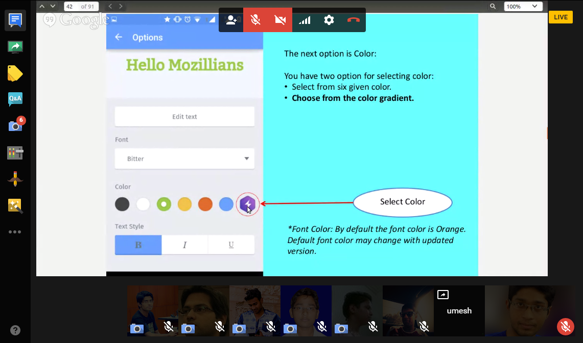 iSukantapal's tweet photo. Webmaker for Andorid App Event @Webmaker @mozilla @MozillaIN @umesh_agarwal1 #WebmakerApp @MozTeach @MozillaIN #Apps http://t.co/Gp3D6TX5q1
