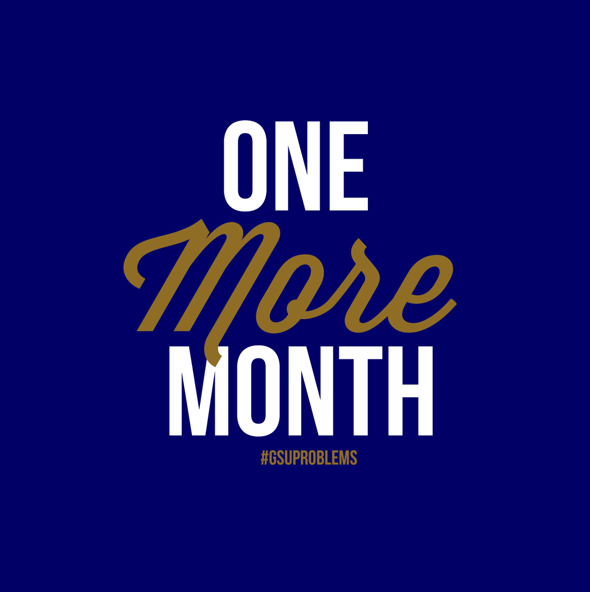 GSUProblems's tweet image. Is it fall yet? #OneMoreMonth #GSUProblems