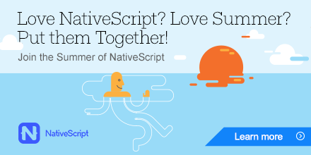 Telerik's tweet photo. Run a summer @NativeScript Meetup & we’ll send you some #SummerOfNativeScript goodies. http://t.co/XKJfmsdGmo http://t.co/0B6bsS1LKj