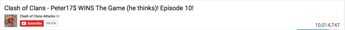 GaladonGaming's tweet image. Congrats to @Peter17Dollars on 10,000,000 views...shocking. youtube.com/watch?v=ur5mJI…