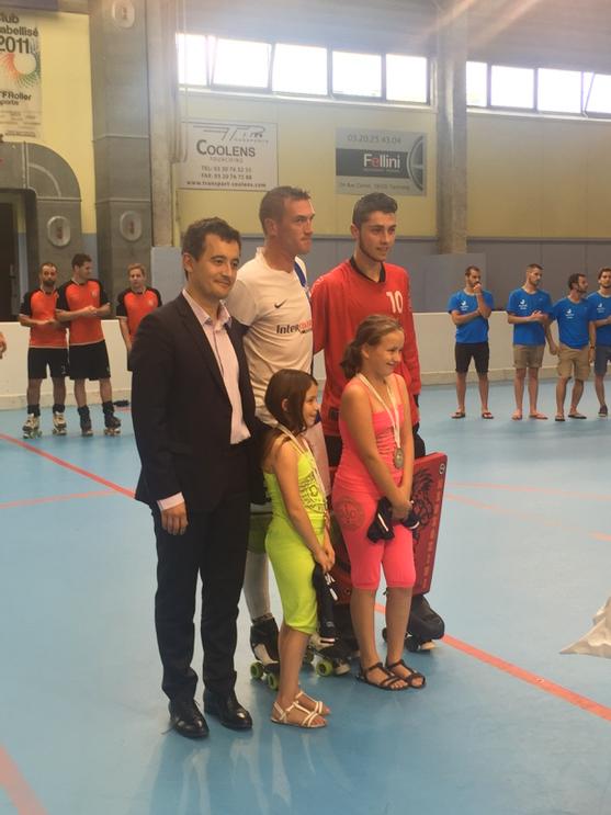 Belles remises de récompenses à l'occasion du tournoi de Rink Hockey de #Tourcoing !