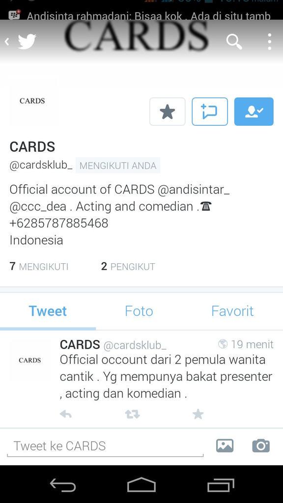 ccc_dea's tweet photo. Mohon di follow ya guys.. http://t.co/XzJZH3ThDP