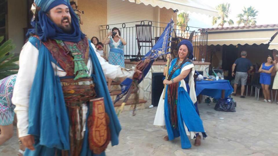 El nostre capitá i la nostra banderera.