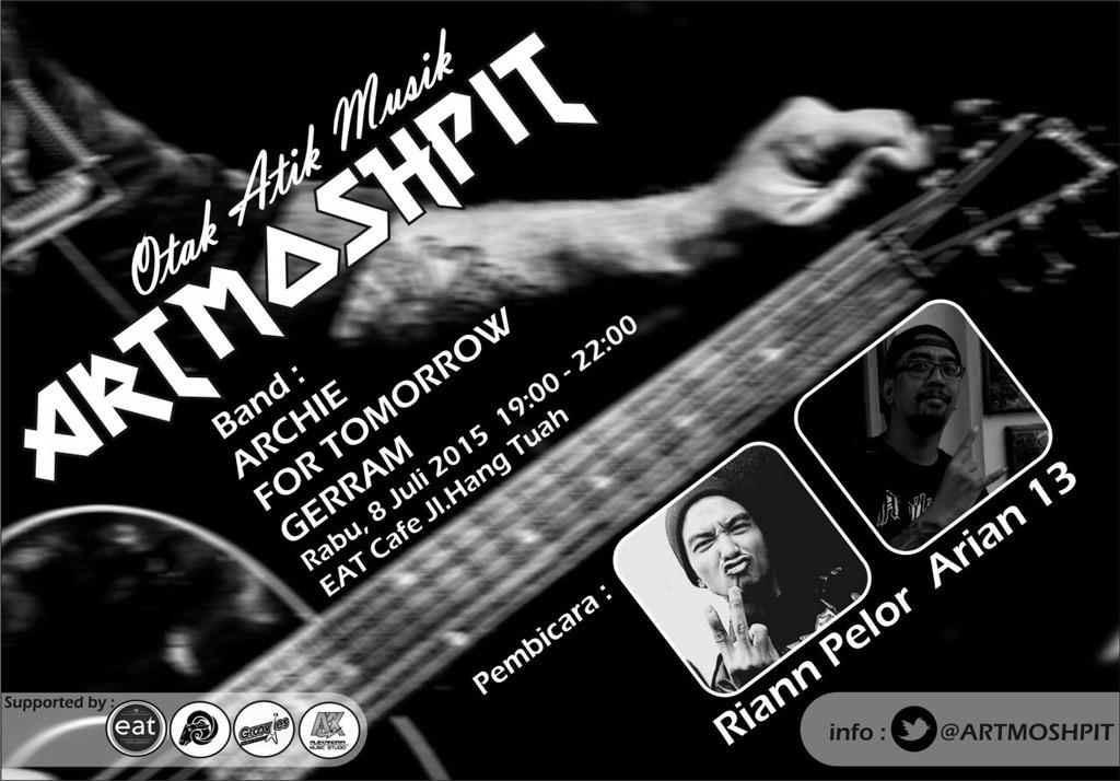 ARTMOSHPIT's tweet image. Halo @PempekBasi @JURIK_PLG @ULTISCERE we're invite your band to come and join with us on #ARTMOSHPIT otak atik musik