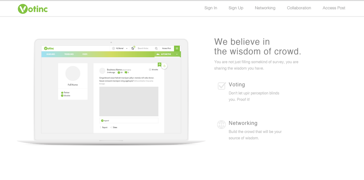 Votinc is an instant #CrowdVoting platform in a social media way. bit.ly/1CiR67s  #startup #entrepreneur