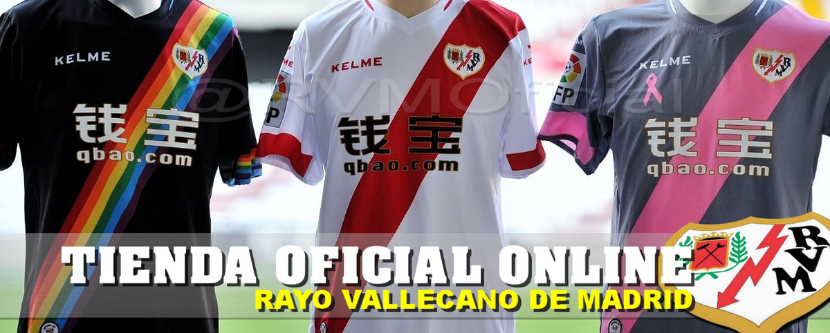 RayoVallecano's tweet photo. El @RVMOficial abre desde hoy junto a @modaliapuntocom su nueva TIENDA OFICIAL ONLINE!
http://t.co/giwPumnlC7 http://t.co/WlwlQWKCTV