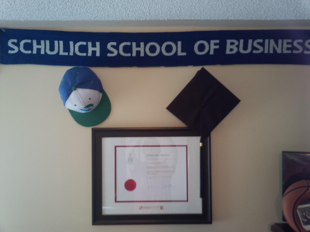 JayJoubs's tweet photo. Framed & hanged #SchuCity @SchulichSchool @Schulich_BBA @UBS_Schulich http://t.co/GuewamzrgO