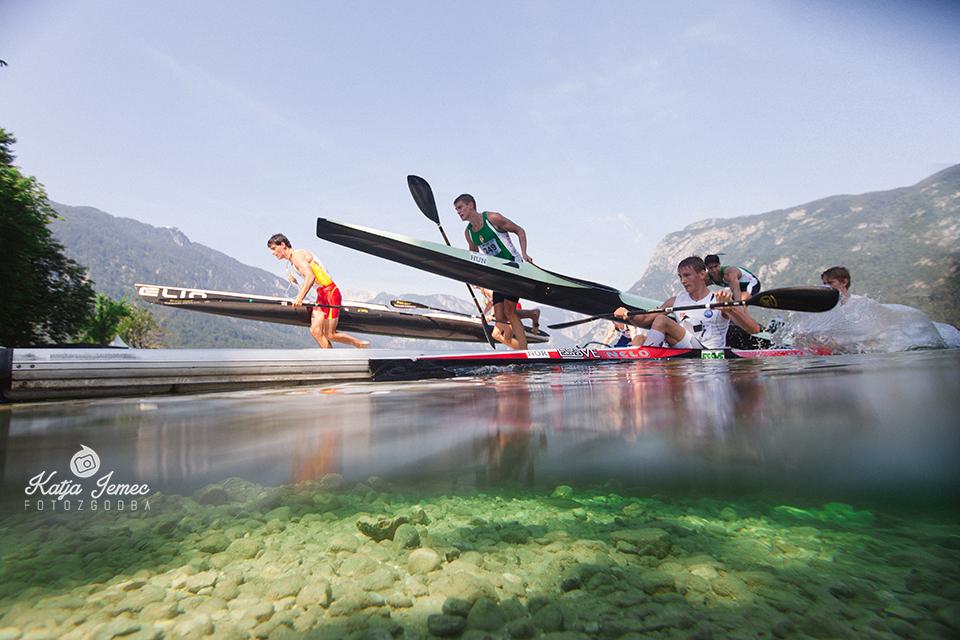 This morning at Canoe Marathon European Championship in Bohinj. #bohinj2015 #canoemarathon