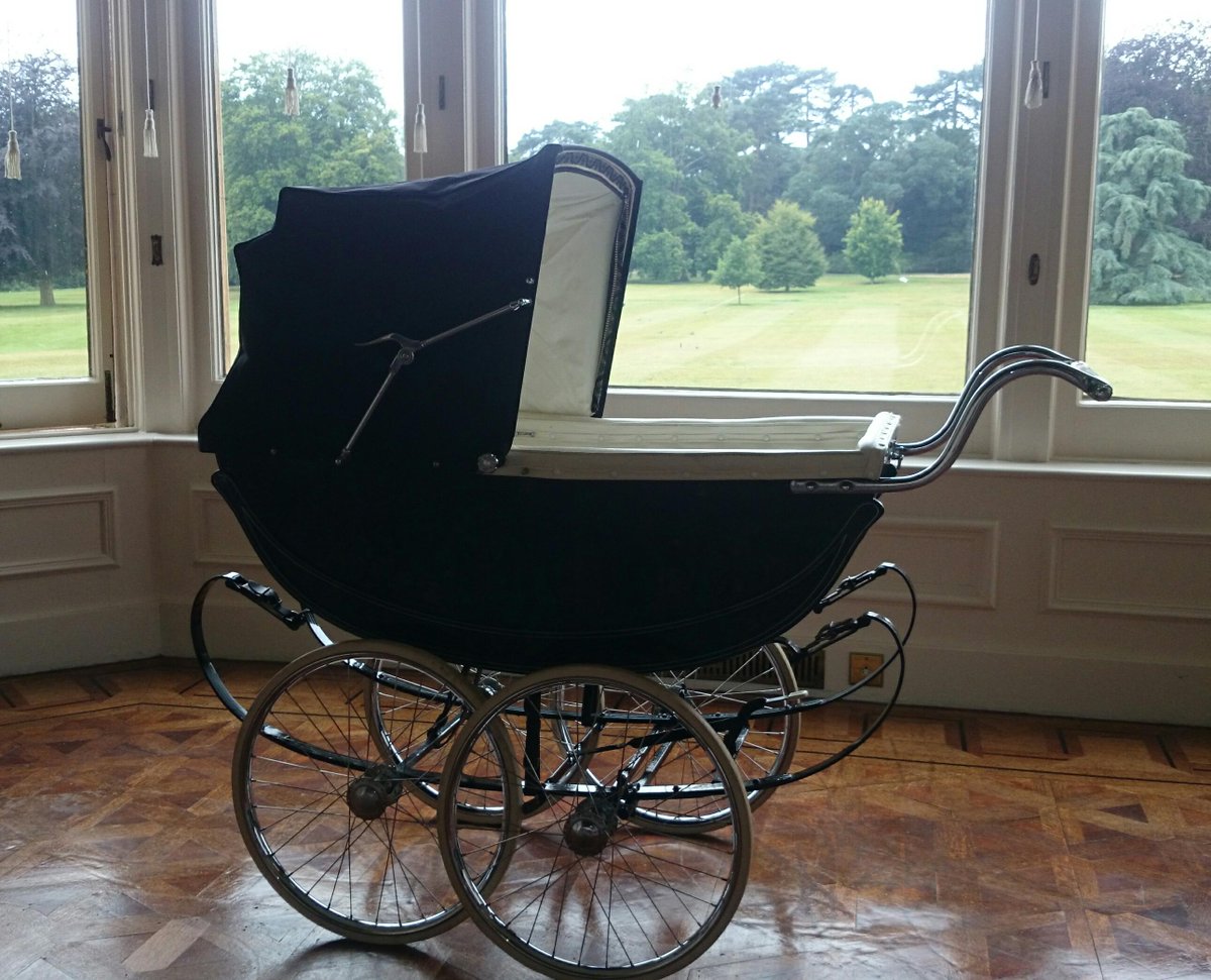 KensingtonRoyal's tweet photo. Princess Charlotte was taken to church today in this Millson pram, previously used for Prince Edward &amp; Prince Andrew. http://t.co/Netmsm2Jga