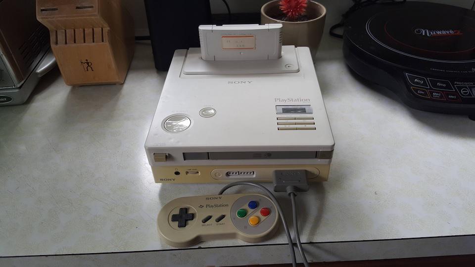nerdist's tweet image. Check out this super rare Sony/Nintendo PlayStation prototype. ow.ly/Pa8a4 by @sam3214