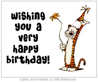 Happy 57th Birthday Bill Watterson and Thank You. 