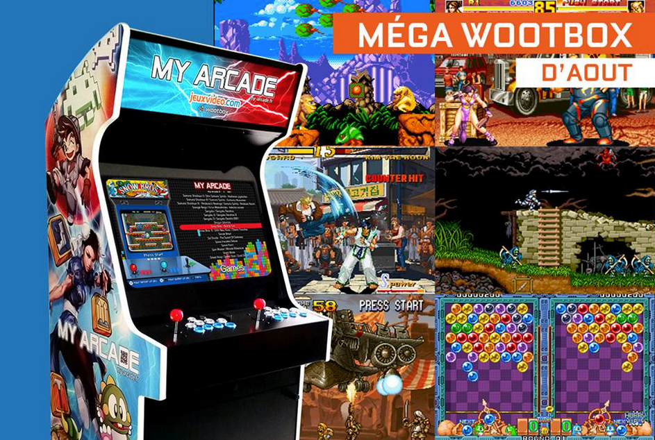 borne arcade wootbox