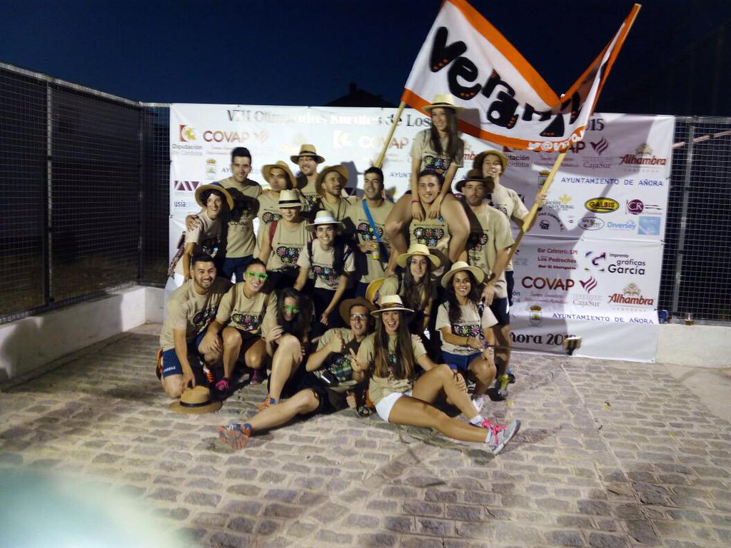 Gran fin de semana con un grandisimo equipo <a href="/verahilos/">Verahil@s</a> VAMOSSSS....
#OlimpiadasRurales2015