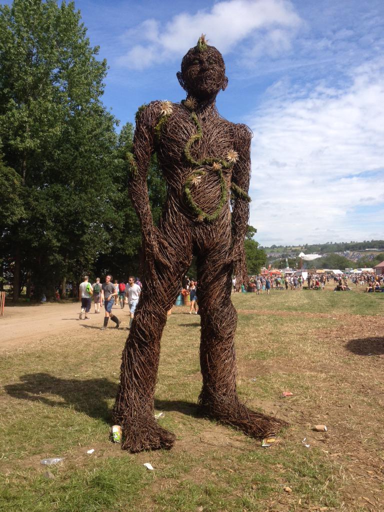 treeoftheweek's tweet image. Tree made man #Glastonbury2015 #worthyfarm