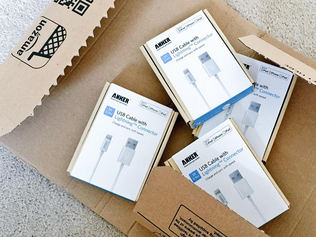 Ordered <a href="/AnkerOfficial/">Anker</a> Lightning cables from <a href="/AmazonUK/">Amazon.co.uk</a> with free std delivery yesterday and they arrived today! 👍🏻👍🏻😀
