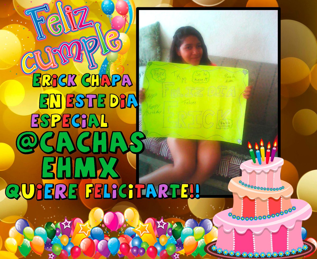 Chapafollow's tweet photo. La felicitación de @cachasEHMX con mucho cariño y la alegría en la cara celebrando a @erickchapa!! http://t.co/vD0J9UVFXV