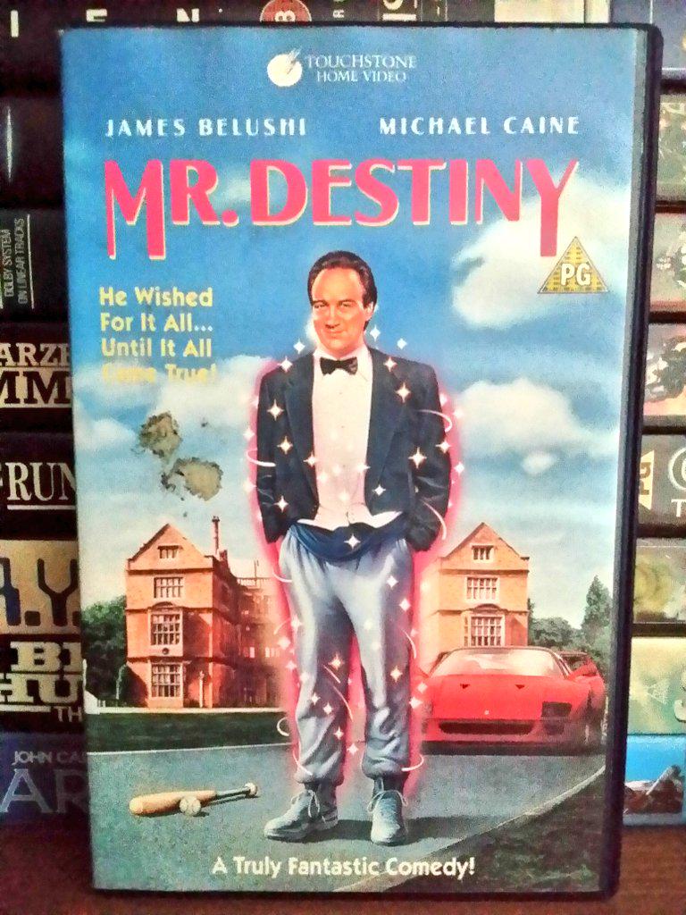 Today's Ex-Rental #vhs find No.2 is 1990 Mr. Destiny starring James Belushi😊 love the #Ferrari F40! 😃👍