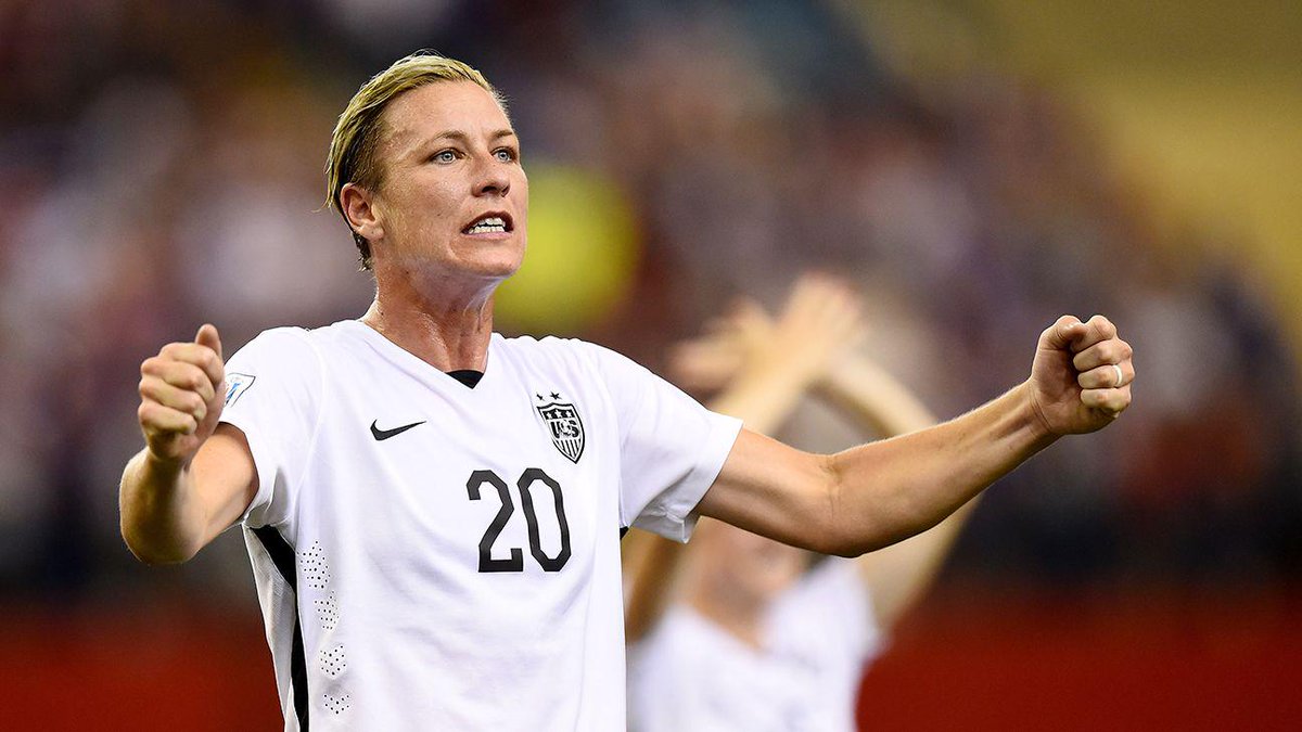 espn's tweet photo. Abby Wambach looks to end her epic career with the one thing it's lacking -- a World Cup title http://t.co/nHcgJnOVxv http://t.co/QMDnFa1WcR