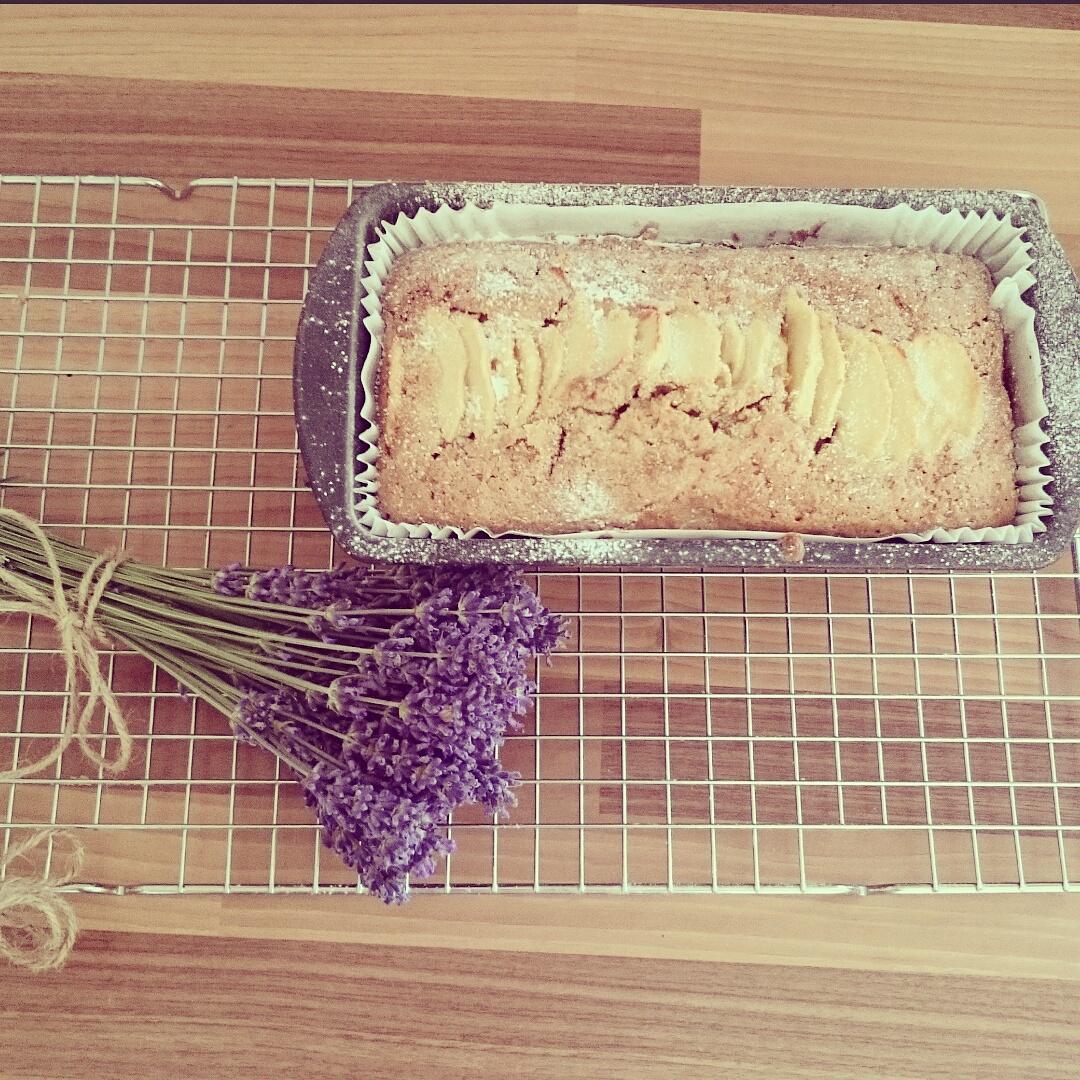 Apple and cinnamon loaf. Recipe from @MaryRBerry for work tomorrow. Smells divine. #baking #cheeringupmonday