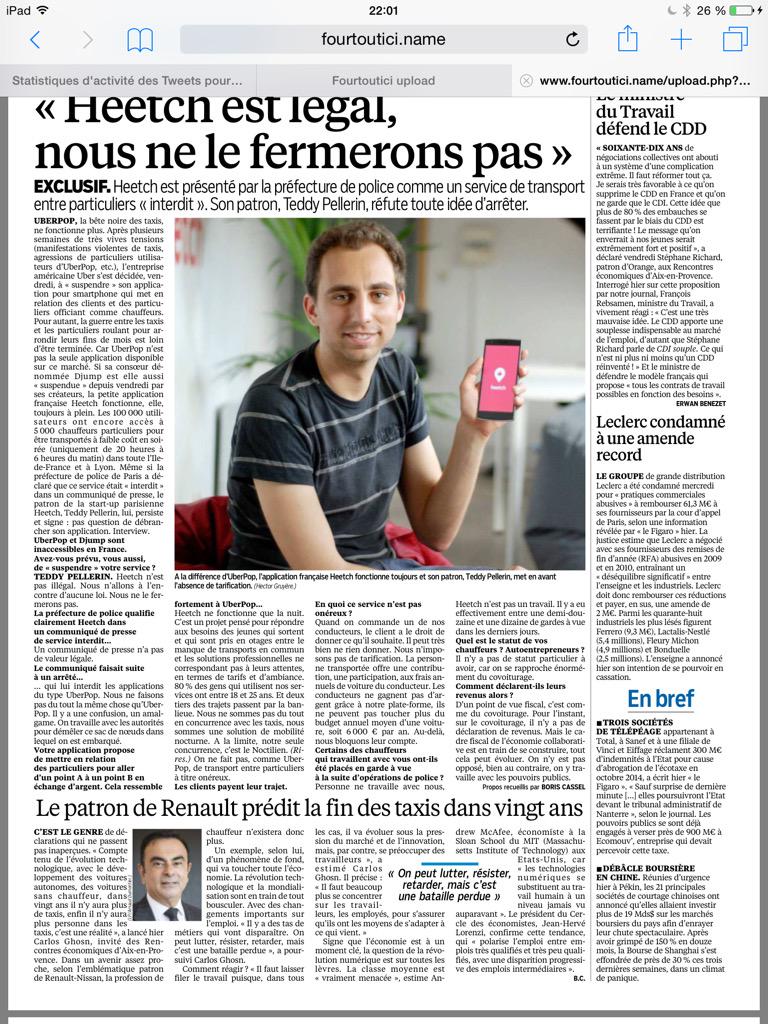 Christian1CUNY's tweet photo. #taxis
La NOTION d'AUTORITE est + en + mise en cause...
QUI décide HEETCH ou les REPRÉSENTANTS de l'ETAT... http://t.co/ymBhR67PEP