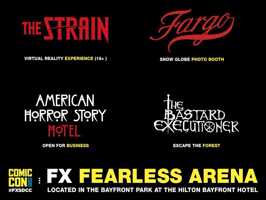 gdeo's tweet photo. @deltorofilms @StrainAddicts starting this Weds. come experience @FXNetworks #FearlessArena at #SDCC http://t.co/kmsb5cTh3G