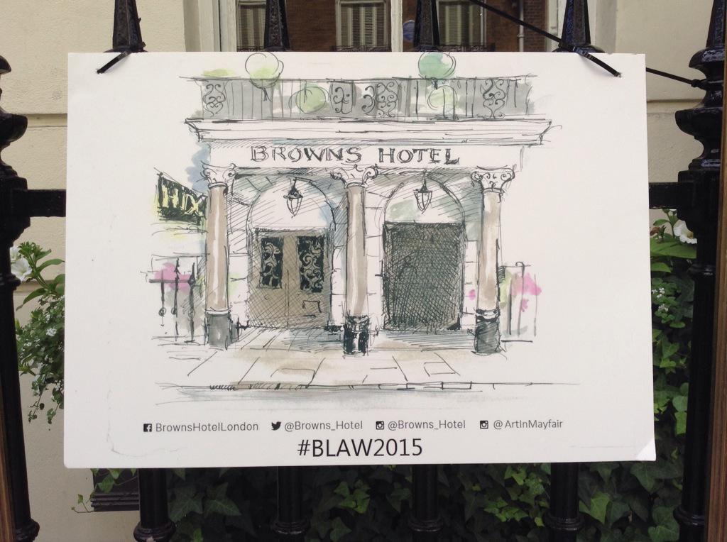 ShrimpVeranLdn's tweet photo. @artinmayfair @Browns_Hotel That was fun, thank you #BLAW2015 http://t.co/dGSSzolL6s