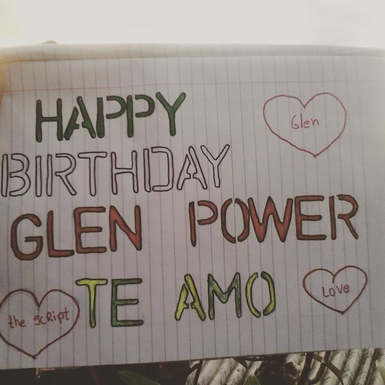 Happy Birthday Glen Power!!  Te Amo Muito.  Infinitamente Te Amo... Sempre 