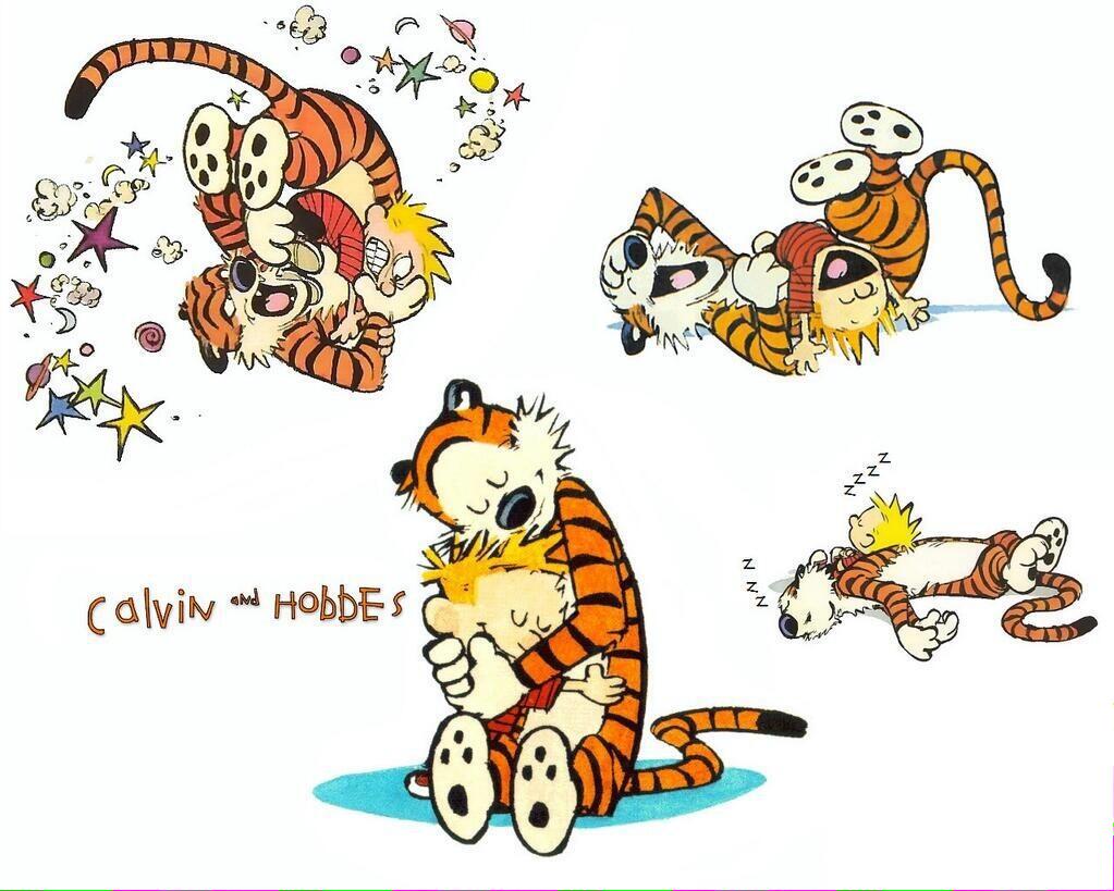 Calvinn_Hobbes's tweet image. Here's to Bill Watterson's 57th Birthday - creator of the best comic series ever - Calvin and Hobbes!