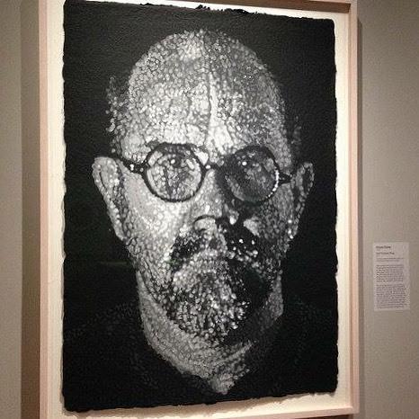 Happy birthday, Chuck Close! Close was born in 1940 and began his career creating works in 